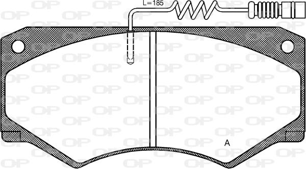 Open Parts BPA0047.14 - Bremžu uzliku kompl., Disku bremzes ps1.lv