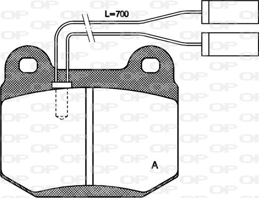 Open Parts BPA0014.01 - Bremžu uzliku kompl., Disku bremzes ps1.lv