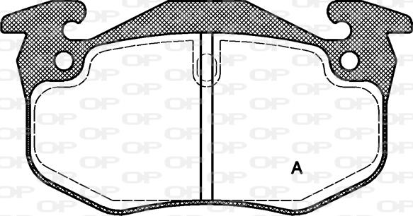 Open Parts BPA0144.50 - Bremžu uzliku kompl., Disku bremzes ps1.lv