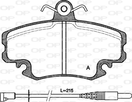 Open Parts BPA0141.32 - Bremžu uzliku kompl., Disku bremzes ps1.lv