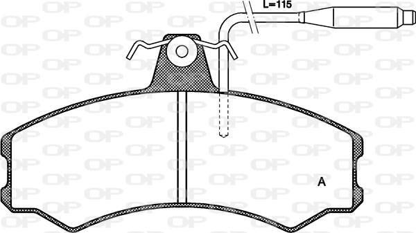 Open Parts BPA0143.02 - Bremžu uzliku kompl., Disku bremzes ps1.lv