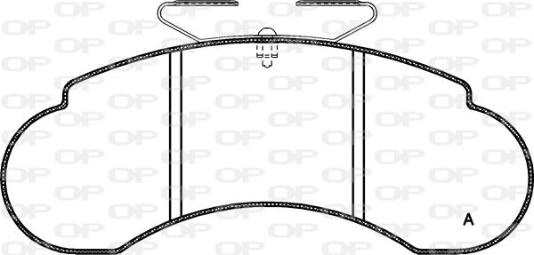 Open Parts BPA0142.10 - Bremžu uzliku kompl., Disku bremzes ps1.lv