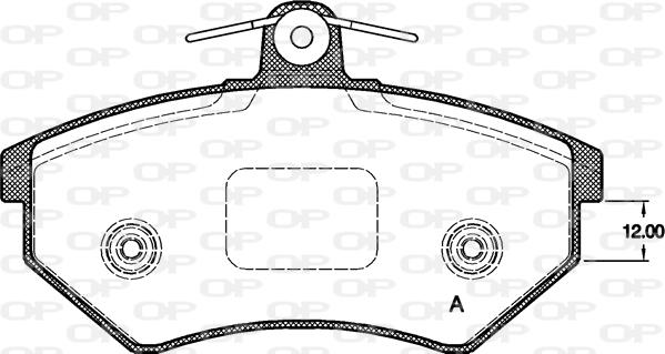 Open Parts BPA0134.40 - Bremžu uzliku kompl., Disku bremzes ps1.lv