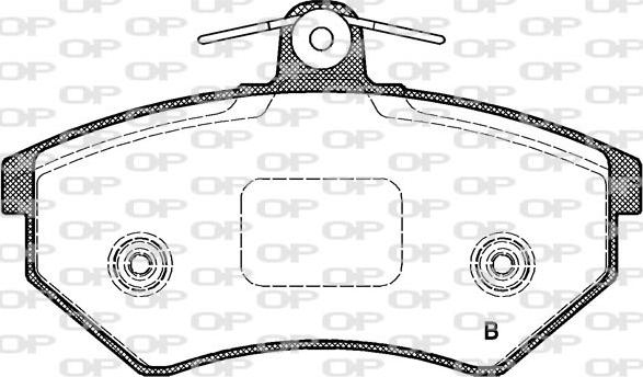 Open Parts BPA0134.62 - Bremžu uzliku kompl., Disku bremzes ps1.lv