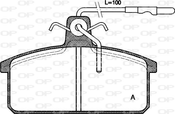 Open Parts BPA0128.32 - Bremžu uzliku kompl., Disku bremzes ps1.lv