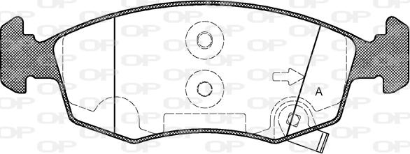 Open Parts BPA0172.50 - Bremžu uzliku kompl., Disku bremzes ps1.lv