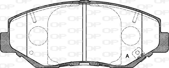 Open Parts BPA0899.00 - Bremžu uzliku kompl., Disku bremzes ps1.lv