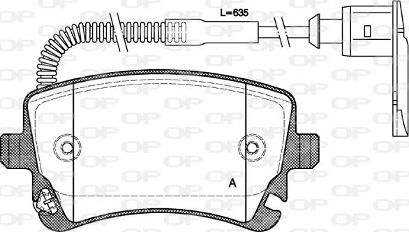 Open Parts BPA0897.02 - Bremžu uzliku kompl., Disku bremzes ps1.lv