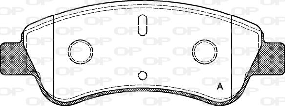 Open Parts BPA0840.10 - Bremžu uzliku kompl., Disku bremzes ps1.lv