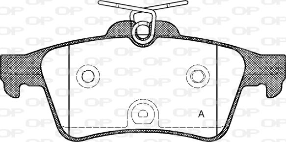 Open Parts BPA0842.40 - Bremžu uzliku kompl., Disku bremzes ps1.lv