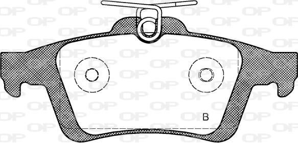 Open Parts BPA0842.30 - Bremžu uzliku kompl., Disku bremzes ps1.lv