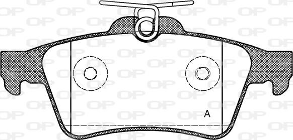 Open Parts BPA0842.20 - Bremžu uzliku kompl., Disku bremzes ps1.lv