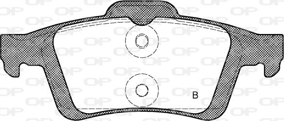 Open Parts BPA0842.70 - Bremžu uzliku kompl., Disku bremzes ps1.lv