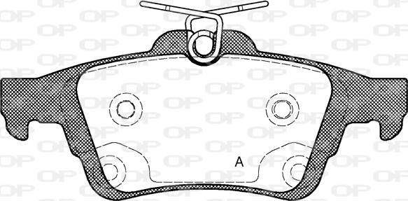 FORD USA 2 613 321 - Bremžu uzliku kompl., Disku bremzes ps1.lv