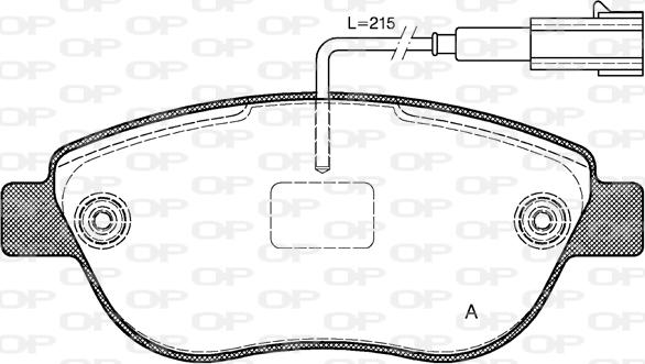 Open Parts BPA0859.11 - Bremžu uzliku kompl., Disku bremzes ps1.lv