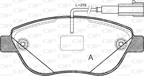 Open Parts BPA0859.12 - Bremžu uzliku kompl., Disku bremzes ps1.lv