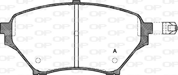 Open Parts BPA0850.02 - Bremžu uzliku kompl., Disku bremzes ps1.lv