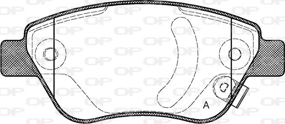 Open Parts BPA0858.31 - Bremžu uzliku kompl., Disku bremzes ps1.lv