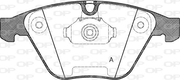 Open Parts BPA0857.30 - Bremžu uzliku kompl., Disku bremzes ps1.lv