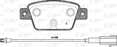 Open Parts BPA0861.12 - Bremžu uzliku kompl., Disku bremzes ps1.lv