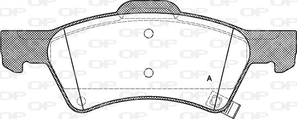 Open Parts BPA0810.02 - Bremžu uzliku kompl., Disku bremzes ps1.lv