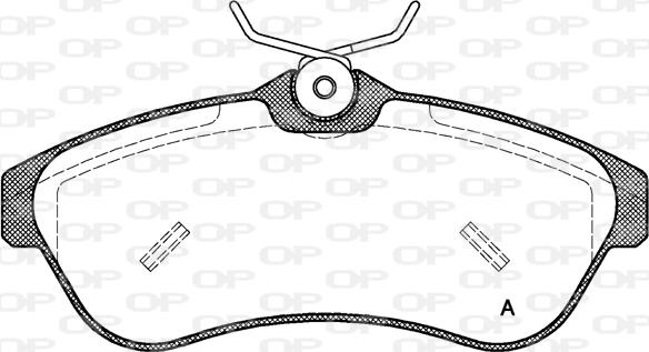 Open Parts BPA0880.00 - Bremžu uzliku kompl., Disku bremzes ps1.lv