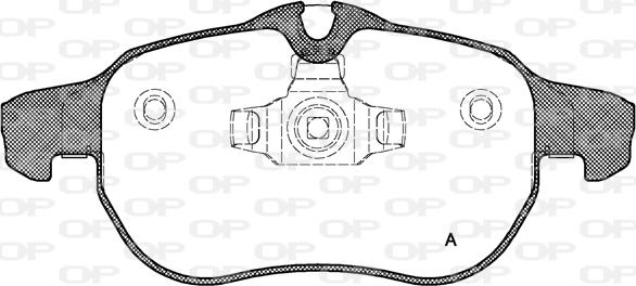 Open Parts BPA0888.00 - Bremžu uzliku kompl., Disku bremzes ps1.lv