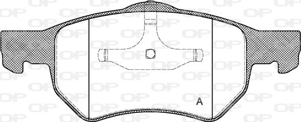 Open Parts BPA0882.00 - Bremžu uzliku kompl., Disku bremzes ps1.lv