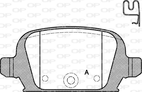 Open Parts BPA0835.02 - Bremžu uzliku kompl., Disku bremzes ps1.lv