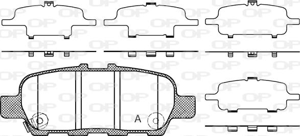 Open Parts BPA0876.41 - Bremžu uzliku kompl., Disku bremzes ps1.lv