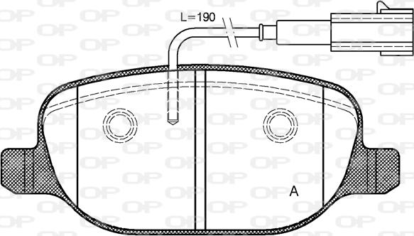 Open Parts BPA0878.02 - Bremžu uzliku kompl., Disku bremzes ps1.lv