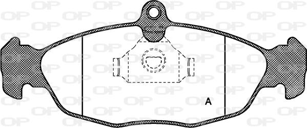 Open Parts BPA0393.00 - Bremžu uzliku kompl., Disku bremzes ps1.lv