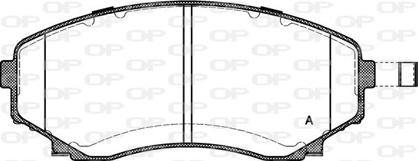 Open Parts BPA0397.22 - Bremžu uzliku kompl., Disku bremzes ps1.lv