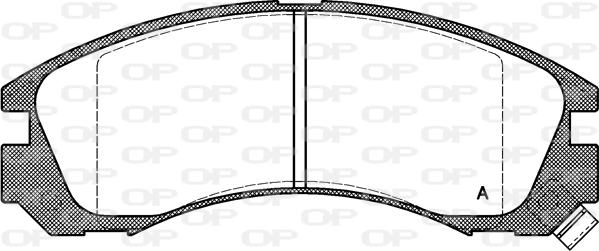 Open Parts BPA0354.02 - Bremžu uzliku kompl., Disku bremzes ps1.lv