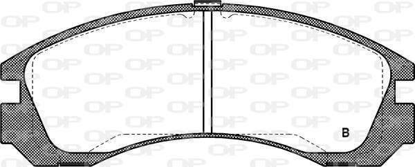 Open Parts BPA0354.02 - Bremžu uzliku kompl., Disku bremzes ps1.lv