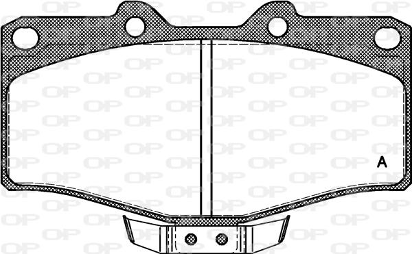 Open Parts BPA0315.14 - Bremžu uzliku kompl., Disku bremzes ps1.lv