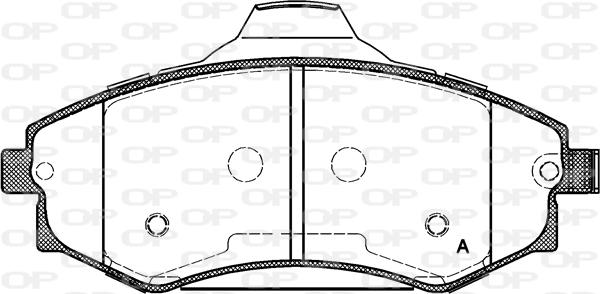 Open Parts BPA0318.03 - Bremžu uzliku kompl., Disku bremzes ps1.lv