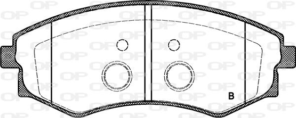 Open Parts BPA0318.03 - Bremžu uzliku kompl., Disku bremzes ps1.lv