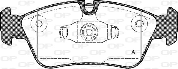 Open Parts BPA0384.60 - Bremžu uzliku kompl., Disku bremzes ps1.lv