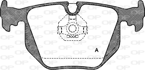 Open Parts BPA0381.00 - Bremžu uzliku kompl., Disku bremzes ps1.lv