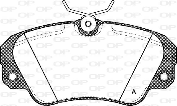 Open Parts BPA0382.00 - Bremžu uzliku kompl., Disku bremzes ps1.lv