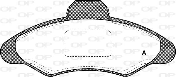Open Parts BPA0331.00 - Bremžu uzliku kompl., Disku bremzes ps1.lv
