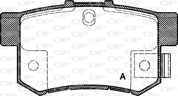 Open Parts BPA0325.22 - Bremžu uzliku kompl., Disku bremzes ps1.lv