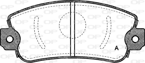 Open Parts BPA0372.00 - Bremžu uzliku kompl., Disku bremzes ps1.lv