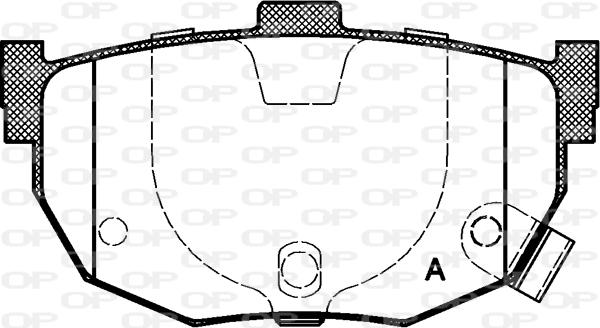 Open Parts BPA0294.22 - Bremžu uzliku kompl., Disku bremzes ps1.lv