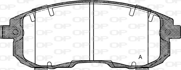 Open Parts BPA0293.11 - Bremžu uzliku kompl., Disku bremzes ps1.lv