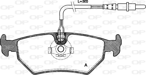 Open Parts BPA0265.32 - Bremžu uzliku kompl., Disku bremzes ps1.lv