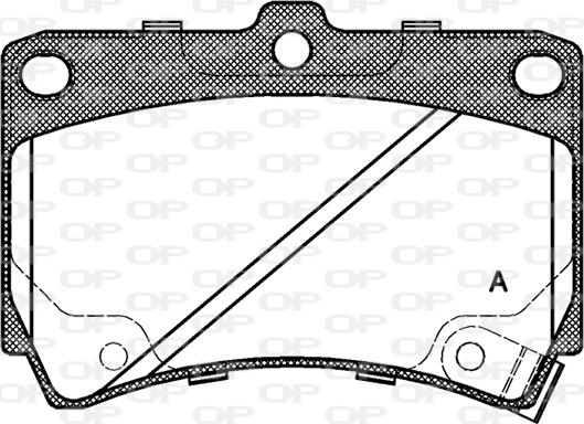 Open Parts BPA0212.42 - Bremžu uzliku kompl., Disku bremzes ps1.lv