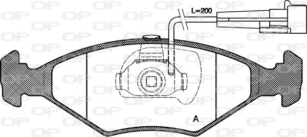 Open Parts BPA0281.32 - Bremžu uzliku kompl., Disku bremzes ps1.lv