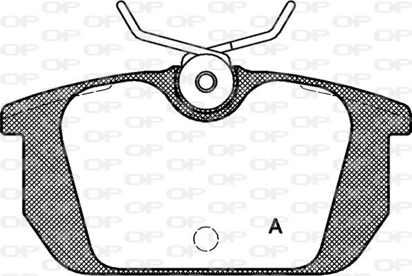 Open Parts BPA0231.00 - Bremžu uzliku kompl., Disku bremzes ps1.lv